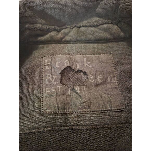 Frank & Eileen | Eileen Relaxed Button Up | Triple Fleece In Black sz XS - Picture 3 of 5